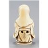 Image 4 : An ivory netsuke of Jurojin.