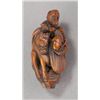 Image 2 : A group of two wood netsuke.