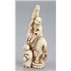 Image 2 : An ivory netsuke of a horse and two karako.