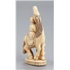 Image 4 : An ivory netsuke of a horse and two karako.