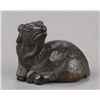 Image 9 : A group of two wood netsuke of goats.
