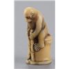 Image 2 : A marine ivory netsuke of a monkey.