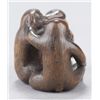 Image 4 : A wood netsuke of monkey triad.