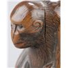 Image 2 : Group of three wood netsuke of monkeys.