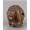 Image 1 : A boxwood netsuke of a monkey atop a tortoise.