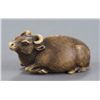 Image 1 : An ivory netsuke of a pregnant cow.