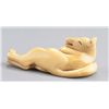 Image 4 : An ivory netsuke of a fox.