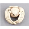 Image 6 : An ivory netsuke of a bat.
