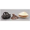 Image 1 : A group of three netsuke.