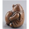 Image 2 : A wood netsuke of Tanuki.