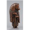 Image 5 : A wood netsuke of a fox priest.