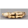 Image 5 : An Ivory netsuke of a baku.