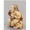 Image 2 : An ivory netsuke of Shojo.