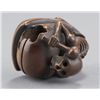 Image 7 : A wood netsuke of a skeleton.