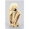 Image 4 : An ivory netsuke of a skeleton.