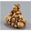 Image 7 : A group of three netsuke of Daikoku.