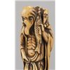 Image 4 : An ivory netsuke of a Sennin.