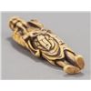 Image 7 : An ivory netsuke of a Sennin.