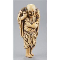 An ivory netsuke of Chokwaro.