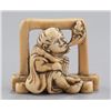 Image 9 : A group of four ivory netsuke.