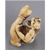 Image 3 : A group of two ivory netsuke.