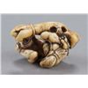 Image 7 : A group of two ivory netsuke.