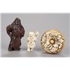 Image 1 : A group of three netsuke.