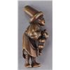 Image 2 : A boxwood netsuke of a Dutchman.