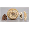 Image 1 : A group of four netsuke, various materials.