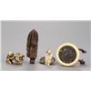 Image 1 : A group of four netsuke, various materials.