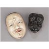 Image 1 : A group of two mask netsuke.