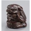 Image 3 : A group of two netsuke, various materials.