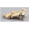 Image 7 : A group of two netsuke, various materials.