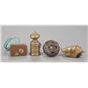 Image 1 : A group of four netsuke, various materials.