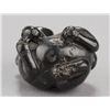Image 10 : A group of two netsuke, various material.