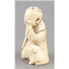 Image 5 : A group of four netsuke, various materials.