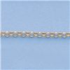 Image 2 : Genuine 16" 14k  Gold-Yellow  2.3mm Hallow Rolo Chain