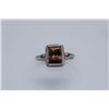 Image 1 : 11.90 CTW TIGER EYE RING .925 STERLING SILVER