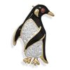 Image 1 : 14 Karat Gold Plated Penguin Pin