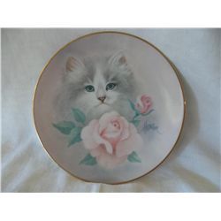 BLUSHING BEAUTIES, PETALS AND PURRS PLATE COLLECTION BY BOB HARRISON