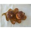 Image 2 : CERAMIC LEAF AND ACORN SALT & PEPPER SET BY RUSS, AUTUMN SETTINGS COLLECTION, NIB