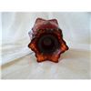 Image 3 : FENTON RED GLASS VOTIVE HOLDER, HANDMADE IN USA