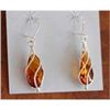 Image 1 : Handcrafted Sterling Silver Baltic Amber Earrings