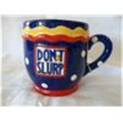 MARY ENGELBREIT BY ENESCO "DON'T SLURP" MUG SET (2)