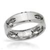 Image 1 : Men's Titanium Fish cross ring