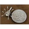 Image 3 : Native American Navajo Onyx Sterling Silver Spider Pendant