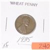 Image 1 : 1935 WHEAT CENT *RARE EARLY CENT EXTRA FINE GRADE*!! COIN CAME OUT OF SAFE!!