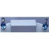 Image 1 : 26.50 CTW BLUE TOPAZ EARRING .925 STERLING SILVER