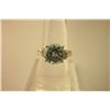 27.30 CTW BLUE TOPAZ Ring .925 Sterling Silver