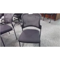 BLACK MESHBACK SIDE CHAIR